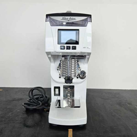 Immaculate Mythos 2 in White Commercial Coffee Grinder - Australia - Di Pacci