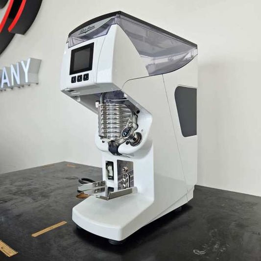 Immaculate Mythos 2 in White Commercial Coffee Grinder - Australia - Di Pacci