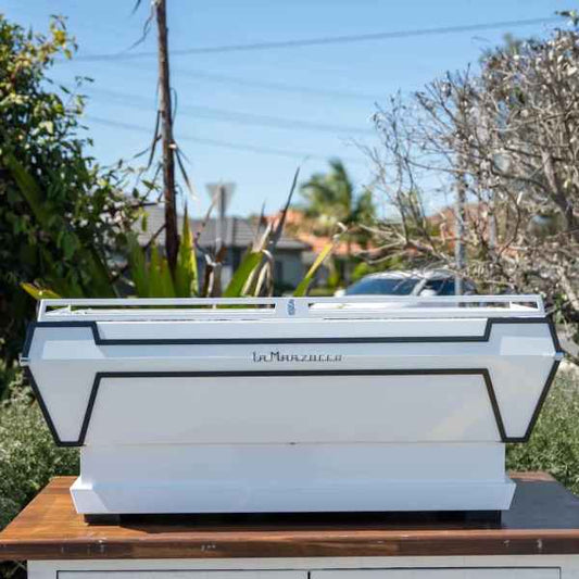 Immaculate Pre Loved 3 Group La Marzocco KB90 AV Coffee Machine - Australia - Di Pacci