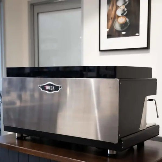 Immaculate Pre Loved 3 Group Wega Pegaso Commercial Coffee Machine - Australia - Di Pacci