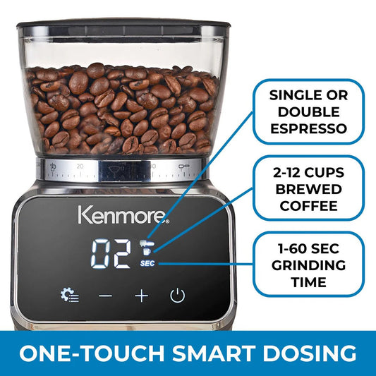 Kenmore Digital Conical Burr Coffee Grinder - Australia - Di Pacci