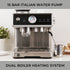 Kenmore Elite Auto - Tamping Espresso Machine Package ( Free 250g coffee, knock bin & 350 Ml Milk Jug - Australia - Di Pacci