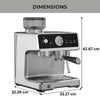 Kenmore Elite Auto - Tamping Espresso Machine Package ( Free 250g coffee, knock bin & 350 Ml Milk Jug - Australia - Di Pacci