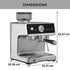 Kenmore Elite Auto - Tamping Espresso Machine Package ( Free 250g coffee, knock bin & 350 Ml Milk Jug - Australia - Di Pacci