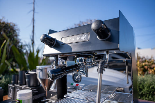 La Carimali Nimble 1 Group Black Coffee Machine, Mazzer Mini Electronic A Grinder & Accessories Package - Australia - Di Pacci