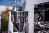 La Carimali Nimble 1 Group White Coffee Machine, Mazzer Mini Electronic A Grinder & Accessories - Australia - Di Pacci