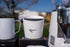 La Carimali Nimble 1 Group White Coffee Machine, Mazzer Mini Electronic A Grinder & Accessories - Australia - Di Pacci