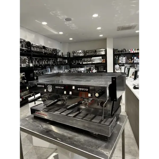 Late Model 3 Group La Marzocco Linea Black Commercial Coffee