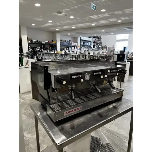 Late Model 3 Group La Marzocco Linea Black Commercial Coffee