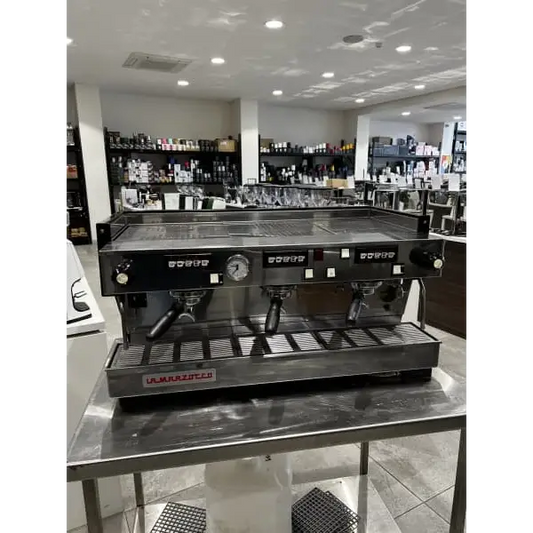 Late Model 3 Group La Marzocco Linea Black Commercial Coffee