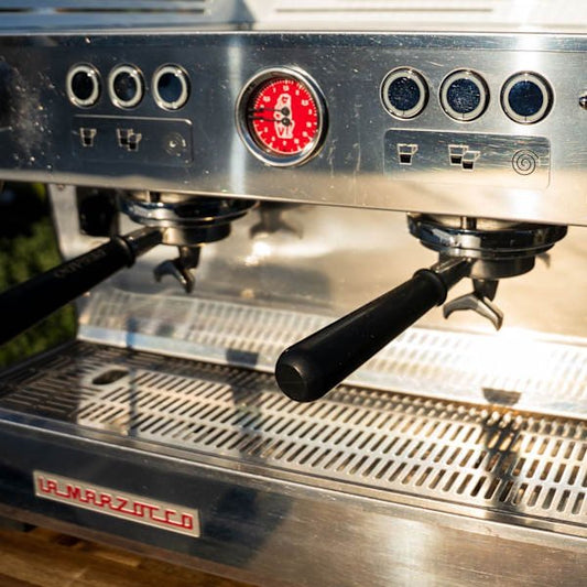 Late model 3 group La Marzocco PB Custom Commercial Coffee Machine - Australia - Di Pacci