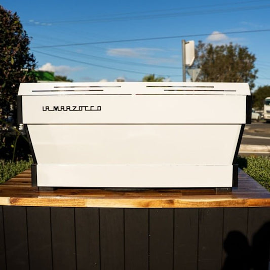 Late model 3 group La Marzocco PB Custom Commercial Coffee Machine - Australia - Di Pacci
