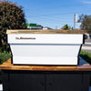Late Model 3 Group La Marzocco PB – Custom White with Brass Accents - Australia - Di Pacci