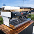 Late Model 3 Group La Marzocco PB – Custom White with Brass Accents - Australia - Di Pacci