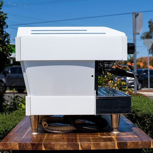Late Model Pre - Loved 3 Group La Marzocco PB – Tall Cup | Gloss White - Australia - Di Pacci