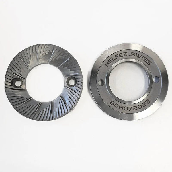 Mahlkonig E80S And 804/807 Grinders Helfezi 80mm Steel Burrs Ultra Precise Geometry - Australia - Di Pacci