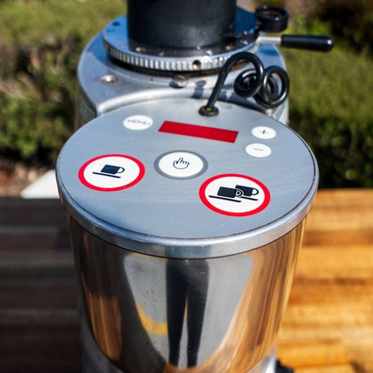 Mazzer Kony Electronic Coffee Grinder – Silver – Pre - Loved - Australia - Di Pacci