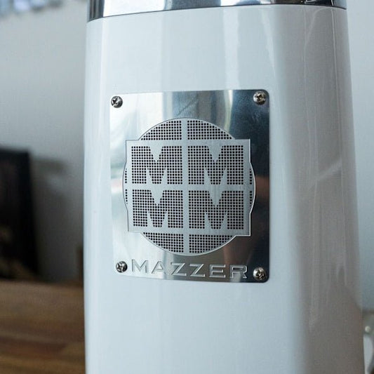 Mazzer Robur S Electric Coffee Grinder – White – Pre - Loved Coffee Grinder - Australia - Di Pacci