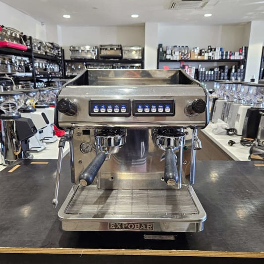 Pre loved 2 Group 10 amp High Cup Expobar Commercial Coffee Machine - Australia - Di Pacci