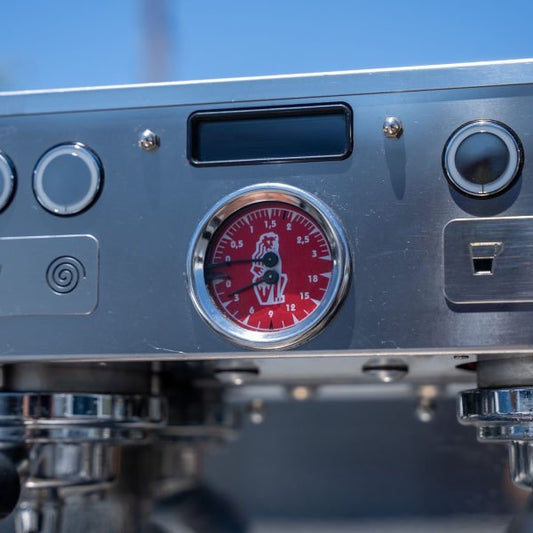 Pre Loved 2 Group Immaculate La Marzocco PB In Gloss White - Australia - Di Pacci