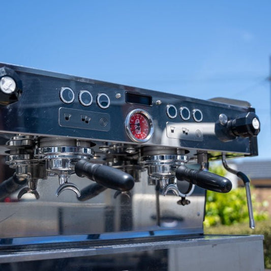 Pre Loved 2 Group Immaculate La Marzocco PB In Gloss White - Australia - Di Pacci