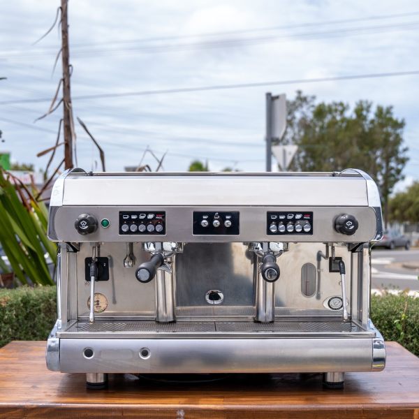 Pre Loved 2 Group Wega Polaris Commercial Coffee Machine In Chrome - Australia - Di Pacci