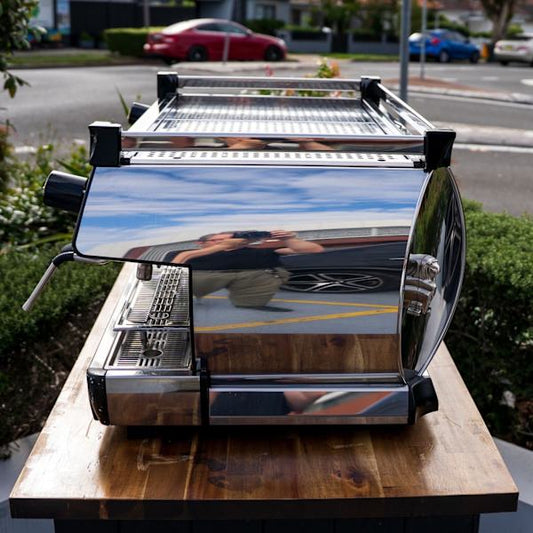 Pre loved 3 Group Chrome La Marzocco GB5 Immaculate Condition - Australia - Di Pacci