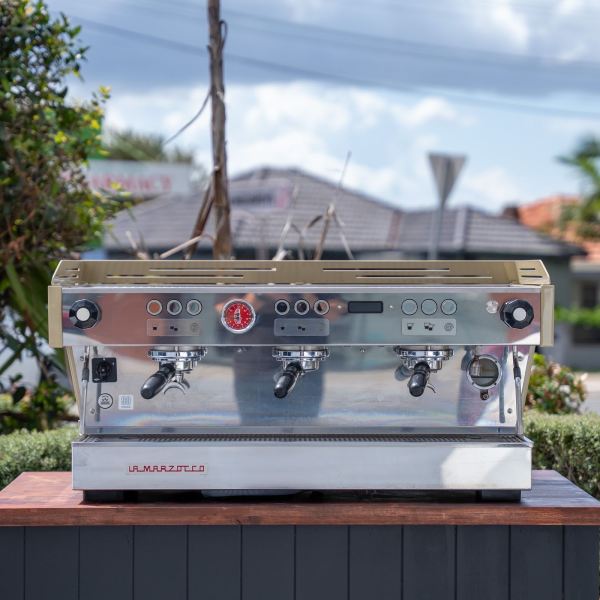 Pre Loved 3 Group Custom La Marzocco PB Coffee Machine - Australia - Di Pacci