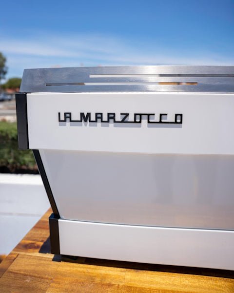 Pre Loved 3 Group Custom White La Marzocco PB In White - Australia - Di Pacci