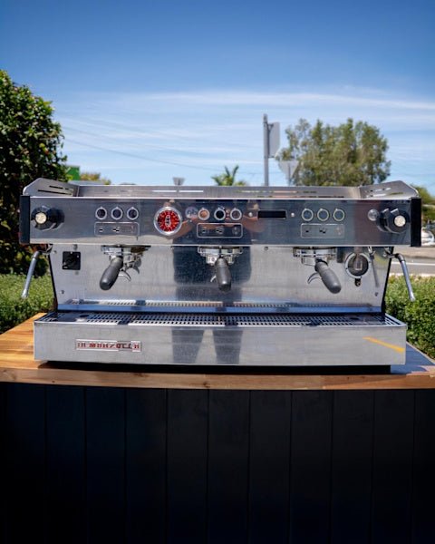 Pre Loved 3 Group Custom White La Marzocco PB In White - Australia - Di Pacci