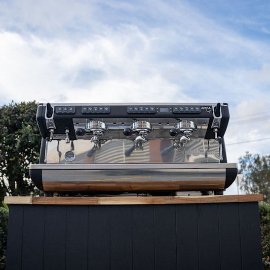 Pre Loved 3 Group Nuova Simoneli Appia XT Commercial Coffee Machine - Australia - Di Pacci