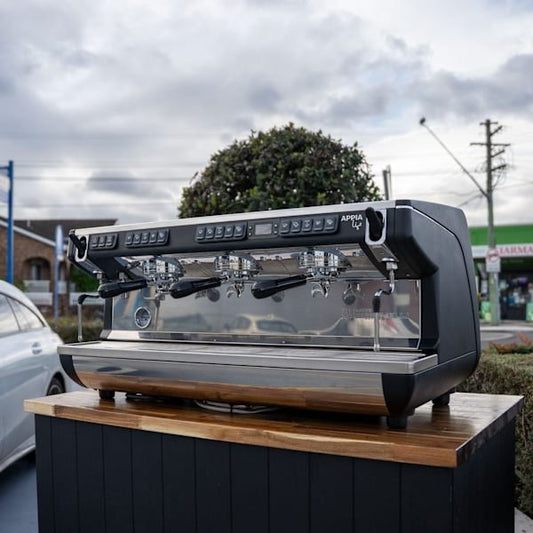 Pre Loved 3 Group Nuova Simoneli Appia XT Commercial Coffee Machine - Australia - Di Pacci