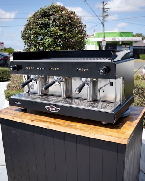 Pre Loved 3 Group Wega Pegaso Tall Cup Coffee Machine - Australia - Di Pacci