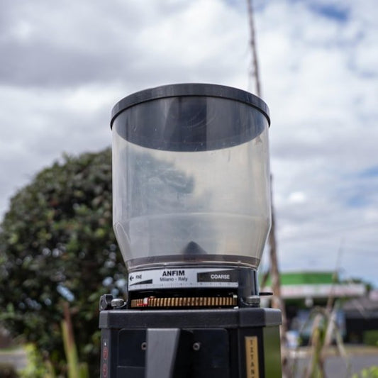Pre - Loved Anfim SP11 Coffee Grinder – Black – Excellent Condition - Australia - Di Pacci