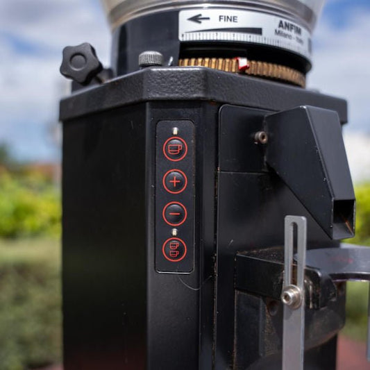 Pre - Loved Anfim SP11 Coffee Grinder – Black – Excellent Condition - Australia - Di Pacci