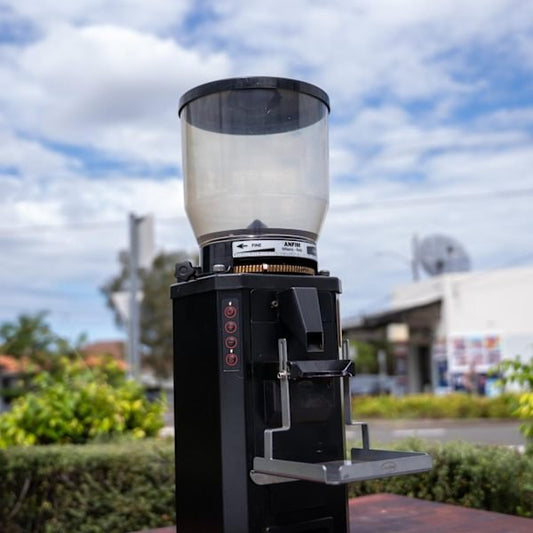 Pre - Loved Anfim SP11 Coffee Grinder – Black – Excellent Condition - Australia - Di Pacci