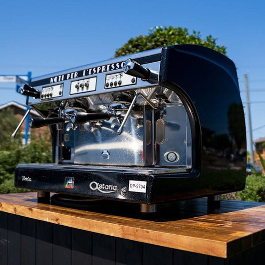 Pre - Loved Astoria Perla 2 Group Coffee Machine – Tall Cup | Black - Australia - Di Pacci