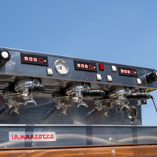 Pre Loved Custom 3 Group La Marzocco Linea Av With Shot Timers - Australia - Di Pacci