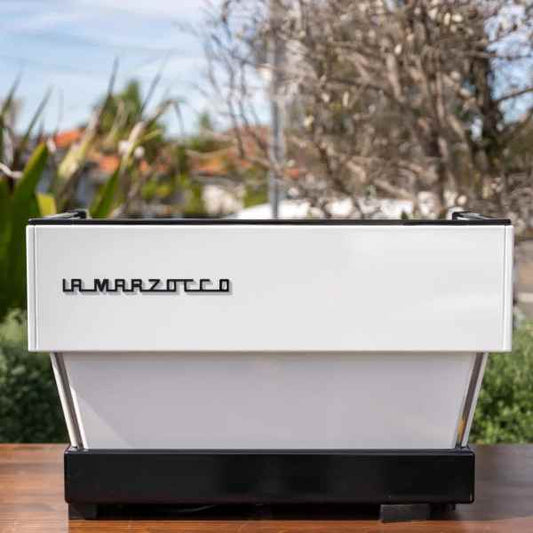 Pre Loved Custom Gloss White 2 Group La Marzocco Linea Coffee Machine - Australia - Di Pacci