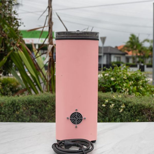 Pre Loved Custom Peach Mythos One Coffee Bean Espresso Grinder - Australia - Di Pacci