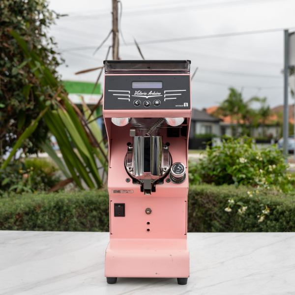 Pre Loved Custom Peach Mythos One Coffee Bean Espresso Grinder - Australia - Di Pacci