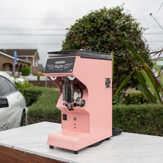 Pre Loved Custom Peach Mythos One Coffee Bean Espresso Grinder - Australia - Di Pacci