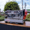 Pre Loved Custom Red 2 Group La Marzocco Linea Av Coffee Machine - Australia - Di Pacci