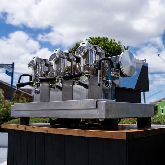 Pre - Loved Custom XLVI STH - 9 3 Group Multi Boiler Coffee Machine - Australia - Di Pacci