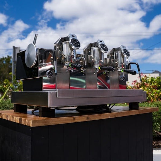 Pre - Loved Custom XLVI STH - 9 3 Group Multi Boiler Coffee Machine - Australia - Di Pacci