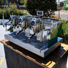 Pre - Loved Custom XLVI STH - 9 3 Group Multi Boiler Coffee Machine – Green - Australia - Di Pacci