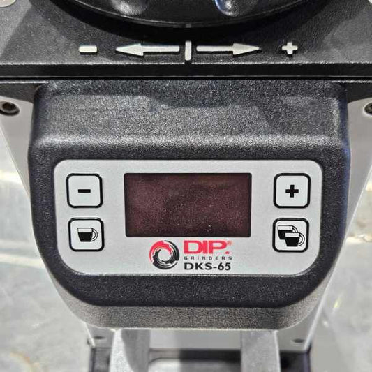 Pre Loved Electric Fast Dk65 Coffee Bean Espresso Grinder In White - Australia - Di Pacci