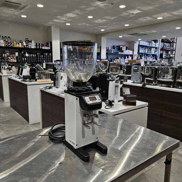 Pre Loved Electric Fast Dk65 Coffee Bean Espresso Grinder In White - Australia - Di Pacci