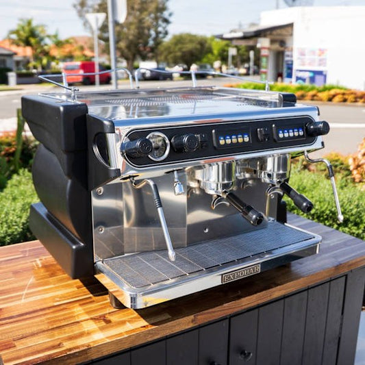 Pre - Loved Expobar Ruggero Alfa – 2 Group Tall Cup – Matt Black - Australia - Di Pacci