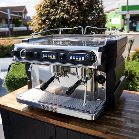 Pre - Loved Expobar Ruggero Alfa – 2 Group Tall Cup – Matt Black - Australia - Di Pacci